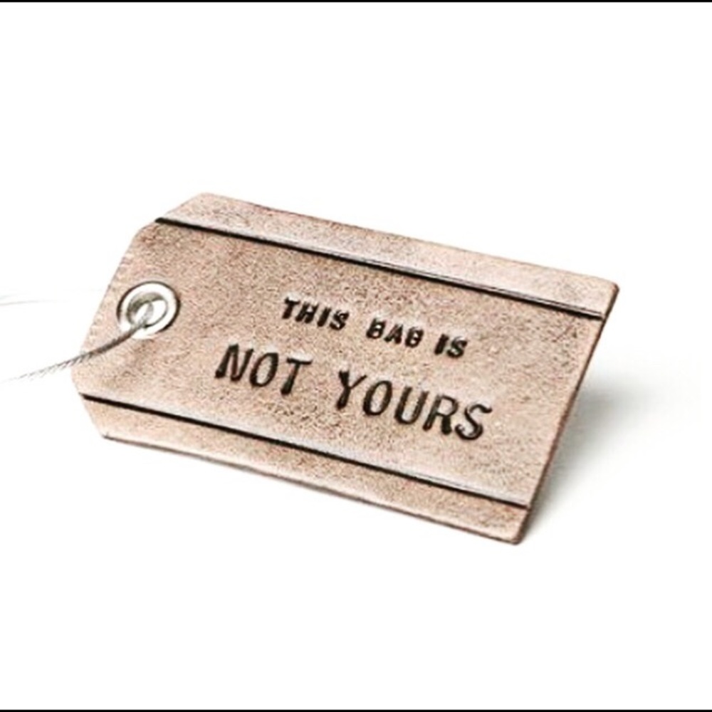 Leather Luggage Tag